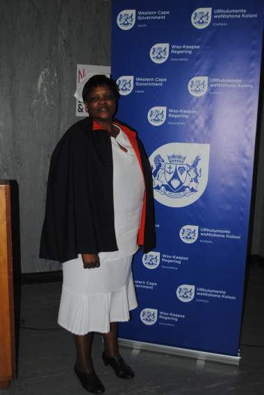 Tygerberg Hospital's very own Florence Nightingale, Ms Bertha Bailey from the Nephrology Department.