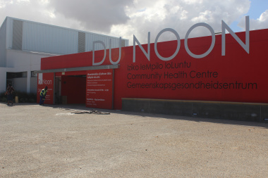 The officially opened Du Noon Community Health Centre.