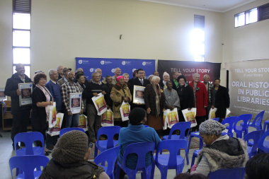 Enthusiastic storytellers from Mamre and Pella with their Oral History DVDs