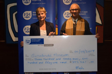 Genadendal Museum received annual funding from DCAS at the Museum Symposium in Cape Town