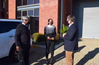 Minister David Maynier visits Globescope Security