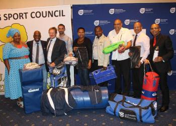 Hawston Rugby Club, Mount Pleasant Netball Club and Overstrand Whale Boxing Club all received equipment from DCAS as part of the National Department's plan in terms of club development