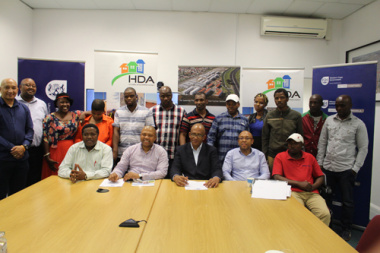 Joe Slovo Housing Project Stakeholders Sign Commitment