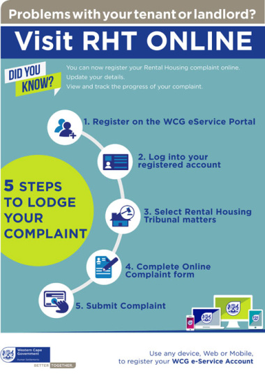 Flyer how to log a complaint online