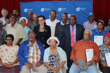 Slangrivier residents received their title deeds