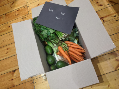 A box of fresh fruit &amp; veg delivered by Granadilla Eats