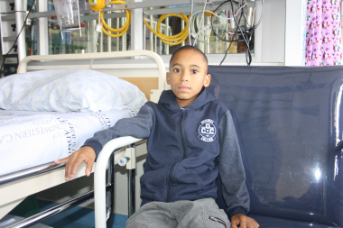 Dale Martiens (11) is one of the children who have benefited from this partnership and underwent cardiac surgery earlier this month. 