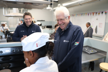 Premier Winde and Minister Maynier visit Struisbaai PS skills facility3