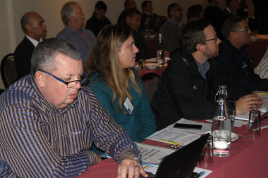 Intensive engagement from delegates in the workshop 