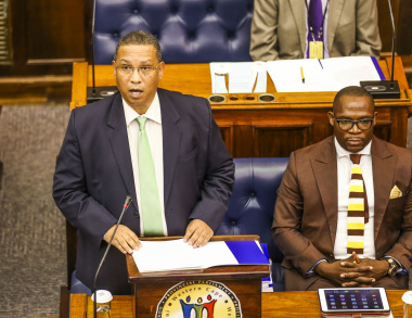 Minister Delivering Budget Speech