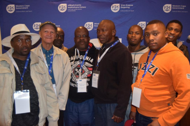Initiation Forum representatives from Oudtshoorn and Beaufort West arrived early to participate in the Consultative Initiation Meeting in Cape Town