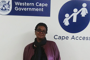 The Kayamandi e-Centre has made a difference in the life of Ntombozuko Hlaleleni.