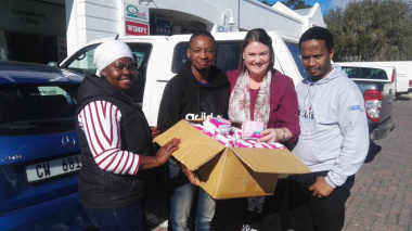 Laingsburg Cllr Lindie Potgieter with DSD Ministry staff