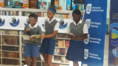 Learners from Vergenoeg Primary School promote the culture of reading