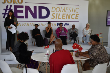Minister Fernandez at #EndDomesticSilence launch 