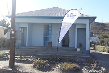 The Merweville e-Centre is located at 44 Voortrekker Road.