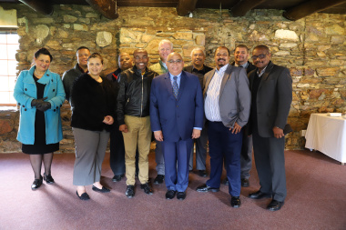 Minister Fritz with District Municipality Representatives 