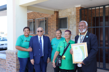 Minister Fritz with community work programme