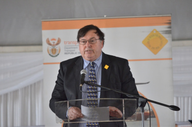Minister Grant delivering his address at UN World Day of Remembrance for Road Traffic Victims event in Khayelitsha