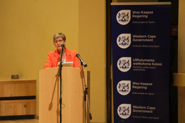 Minister Marais addressed the performers and encouraged them to keep focused on their goals