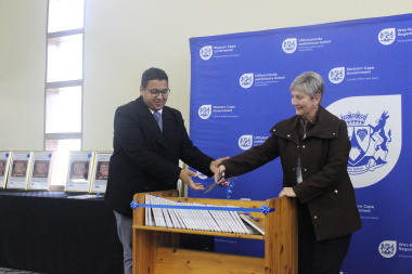 Minister Marais and Dr Badroodien launch the Oral History Initiative in Mamre in the West Coast