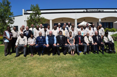 Minister Marais with the 2016 Sport Legends and esteemed guests