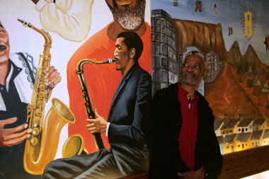 Mr Cyril Ngcukana was happy that his uncles Ezra and Christopher (jazz legends) are depicted in the mural.