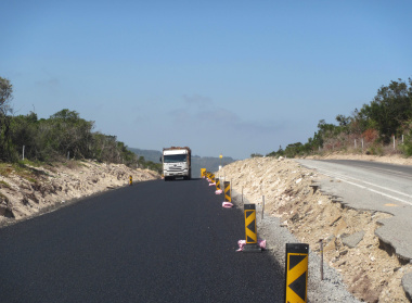 New section of road opened 18 November 2018 between Great Brak River and Tergniet 