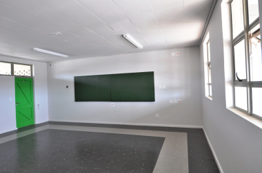 One of the intermediate phase classrooms.