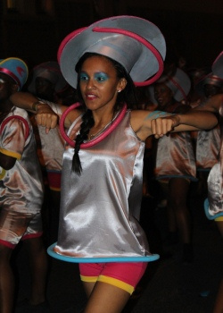 One of the MOD students during the carnival