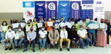 Overstrand Emerging Contractors with Minister Simmers