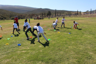 Participants taking part in the fun-filled activities