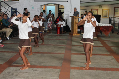 Performance by the Imekhaya Primary School Dance Group