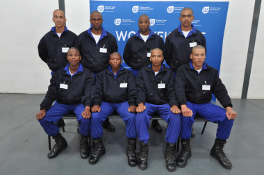 The eight EPWP participants from Cape Agulhas Municipality.