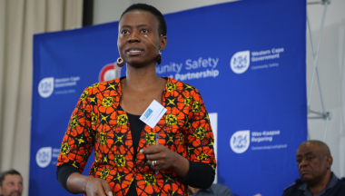 Ms Matodzi Amisi, addresses the attendees during one of the plenary sessions.