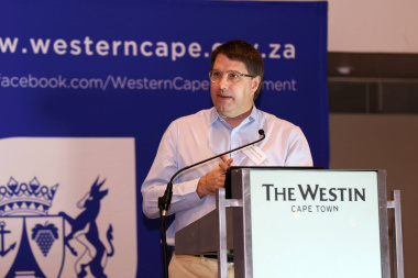 Minister David Maynier at the second Port of Cape Town stakeholder workshop