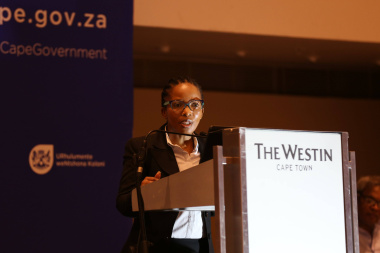 Port of Cape Town’s Port Manager, Mpumi Dweba-Kwetana at the second Port of Cape Town stakeholder workshop