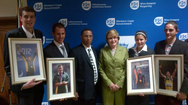 Premier Zille Hosts Western Cape Paralympians