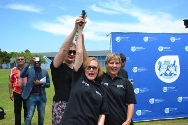 Premier Zille and Ministers Marais and Schafer fired the starting gun for the athletics