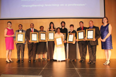 Provincial Teacher Awards 2014 winners