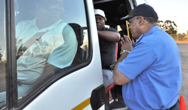 Provincial Traffic Chief Kenny Africa encouraging commuters to be alert to road safety risks.