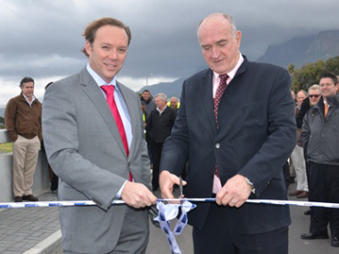 Minister Carlisle and Councillor Herron Officially Open the M5/Koeberg Interchange Road