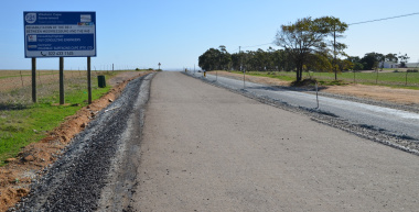 Roadworks between the R311 and R45 are progressing well.