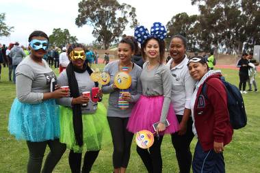 Department of Social Development staff added colour to the Cape Winelands BTG fun-walk in Paarl