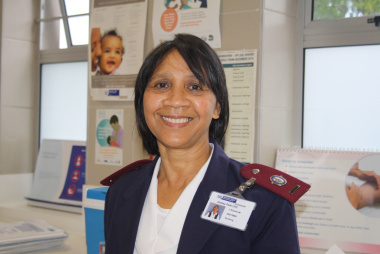 Sr Jacqueline Rossouw, professional nurse at the Grassy Park community Health centre, encourages all moms and caregivers to visit their local clinic for check-ups especially during the crucial First Thousand Days. 