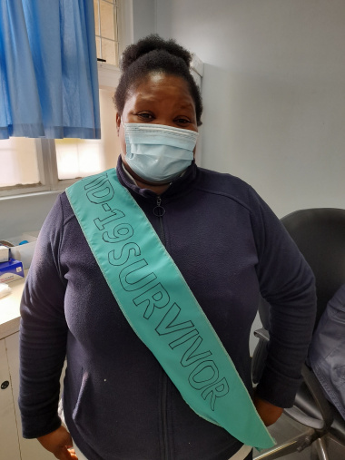 Staff nurse Phelisa Mtwazi