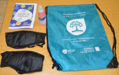 Students received covid-19 goodie bags