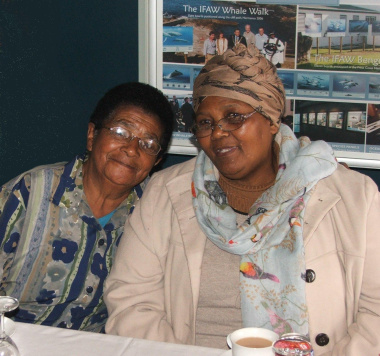 Sybil May (Lombardi) and Nellie Tebele (Siyazama) feeling valued at the Museum