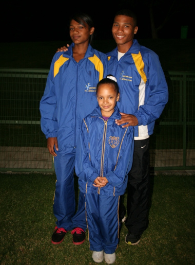 Tamzin Thomas, Nazley Losper and Keenan Michau all received ministerial bursaries for their performances at the Championships.