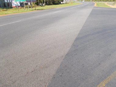 The current road condition on the R304.